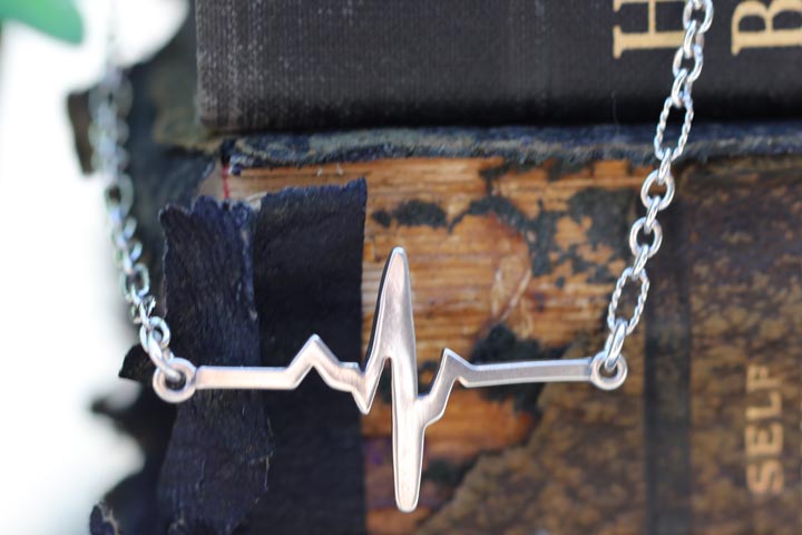 A New Heart - Heart Beat Necklace