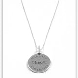 I Know Charm Necklace