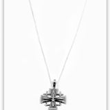 Jerusalem's Cross Large Pendant Necklace