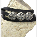 Hoplon Shield Mens Leather Wrap