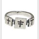 Trio Cross Ring