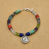 Crucified Bold Color Chunky Bracelet