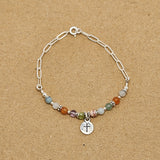 So Loved Spring Tone Paperclip Bracelet