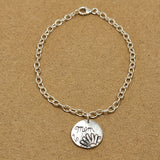Mom Dainty Link Charm Bracelet