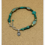 Kindness Green Turquoise Bracelet