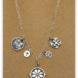 Charm Starter Necklace Sterling Silver Chain