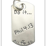 Dog Tag 4:13 Pendant
