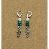 Fly Pearl Turquoise Earring