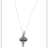 Friendship Cross Charm Necklace