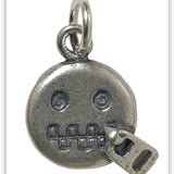 Zip It Emoji Charm Sterling's Collection