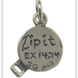 Zip It Emoji Charm Sterling's Collection
