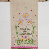 Linen Embroidered Hand Towel