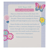 101 Lunchbox Notes Girls - Butterfly Design