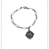 Mary Magdalene Dainty Paperclip Charm Bracelet