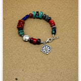 Mary Magdalene Colorful Chunky Bracelet