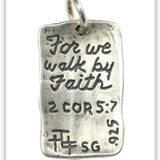 Not By Sight iTAG Charm