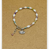 Queen Esther Pearl Color Stone Bracelet