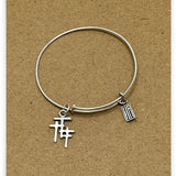 Trio Cross Slider Bracelet