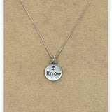 I Know Talk Big Necklace