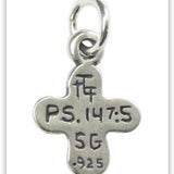 Tiny Cross iTAG Charm