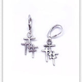 Trio Cross Earring