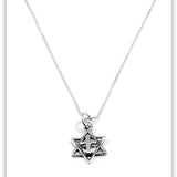 Star of David Charm Necklace